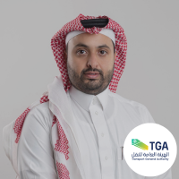    Khalid Alsultan speaking at Saudi Rail